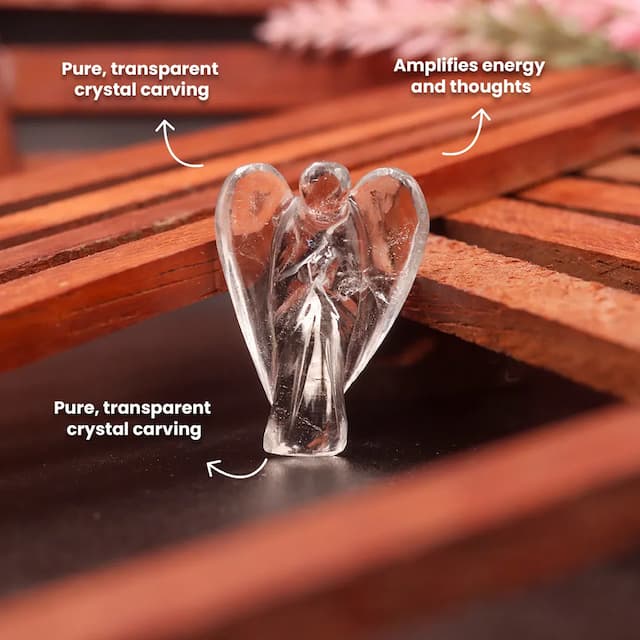 Clear Quartz Angel - hover