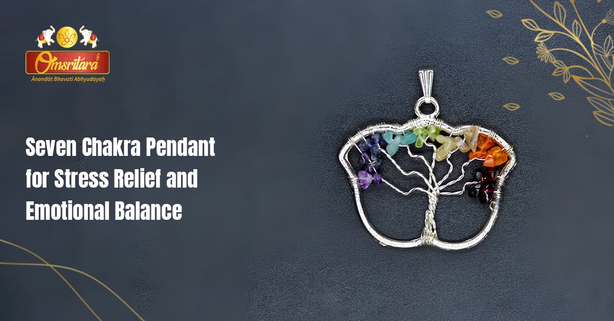 Seven Chakra Pendant for Stress Relief and Emotional Balance